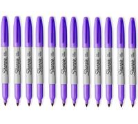 Newell Brands Sharpie Lot de 12 marqueurs permanents à pointe fine Violet