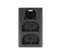 Newell Kit chargeur DL-USB-C et 2x batteries LP-E6N pour Canon