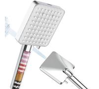 Newentor Pommeau de douche avec jet de lavage et filtre Chromé