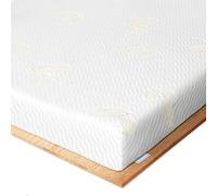 Newentor® Surmatelas 140 x 200 cm en mousse haute densité, 140 x 200 cm, hauteur 5/hauteur 6 cm, surmatelas 140 x 200 cm, pour lit à sommier tapissier, mousse haute densité, surmatelas vainqueur du
