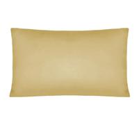 Newentor Taie d'oreiller de 30 x 50 cm en 100 % polyester pour plus de confort et de facilité d'entretien, une pièce de couleur jaune ocre
