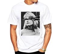 Newest Twin Peaks Men T Shirt Retro Laura Palmer Fire Walk with Me Printed T Shirts Hipster Tee Tops White T-Shirt White XL