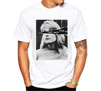 Newest Twin Peaks Men T Shirt Retro Laura Palmer Fire Walk with Me Printed T-Shirts Hipster Tee Tops White T-Shirts à Manches Courtes(Medium)