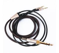 NewFantasia Câble audio de rechange compatible avec les casques Hifiman Sundara, Arya, Ananda 3,5 mm et 6,35 mm vers double connecteur jack mâle de 3,5 mm, cordon 3,1 m