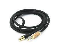 NewFantasia Câble de rechange équilibré de 4,4 mm compatible avec les casques Sennheiser HD490 PRO, HD490 PRO Plus 6N OCC en cuivre plaqué argent coque en bois de noyer