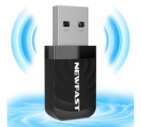NEWFAST Clé WiFi Puissante AC1300 NF-U323,Double Bande Cle WiFi USB,Nano Clé WiFi pour PC/Laptop/Desktop/Tablet, Adaptateurs USB 3.0 WiFi Compatible avec Windows 11/10/8.1/8/7/XP, Mac OS 10.9~10.15