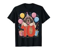Newfie chien 10e anniversaire garçon fille 10 ans dix Terre-Neuve T-Shirt