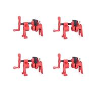 NEWFUN 4 Pièces 3/4" Serre-Joint en Tube Collier de Serrage, Colliers de serrage, jeu de serre-joints, serre-joints rapides pour le travail du bois, tuyaux, tubes, câbles