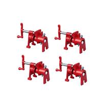 NEWFUN 4 Pièces 3/4" Serre-Joint en Tube Collier de Serrage, Colliers de serrage, serre-joints rapides pour le travail du bois, tuyaux, tubes, câbles