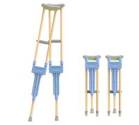 NEWFUN Bequille, Béquilles, Béquille, Réglables en Hauteur, d'Avant-bras, Charge Maximale 150 KG, Béquilles En Aluminium Avec Appui Souple sur l'Avant-bras et la Main, 1 Paire