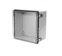 NEWFUN Boitier Electrique Etanche, Boite de Derivation Electrique IP66, Armoire de Commande Extérieure Avec Accessoires de Montage Mural (210 * 210 * 130)