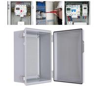 NEWFUN Boitier Electrique Etanche, Boite de Derivation Electrique IP66, Armoire de Commande Extérieure Avec Accessoires de Montage Mural 200×300×170MM