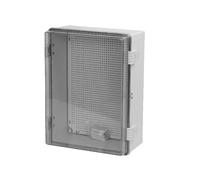 NEWFUN Boitier Electrique Etanche, Boite de Derivation Electrique IP66, Armoire de Commande Extérieure Avec Accessoires de Montage Mural 300×200×170MM