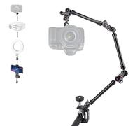 NEWFUN Bras Magique, Magic Arm, Bras Articulé Camera, Caméra Bras Articulé Support Pince de Table Trépied, Trépied de Table Réglable avec Adaptateur à vis 1/4" à 3/8"