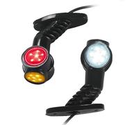 NEWFUN Feux De Gabarit Pour Remorque,Feux De Gabarit,Feu De Gabarit Remorque,12-24V LED feux de position latéraux,feux latéraux,feux de position pour remorques de camions,GM Truck Bend Side Indicators