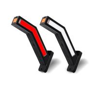 NEWFUN Feux De Gabarit Pour Remorque,Feux De Gabarit,Feu De Gabarit Remorque,12-24V LED feux de position latéraux,feux latéraux,feux de position pour remorques de camions,GM Truck Bend Side Indicators