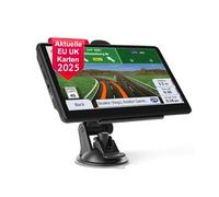 NEWFUN GPS Voiture,5 Pouce GPS Poids Lourds,Auto Navigation avec HD Écran Tactile,Multi-Languages Guidage Vocale 2025 Cartographie UK Europe Installée Mise à Jour Gratuite à Vie,pour Auto,Camion