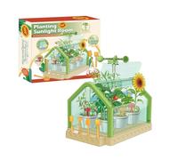 NEWFUN Laboratoire Botanique, Experiences Scientifiques Enfants, Kit de Jeu pour Devenir Un Botaniste, Expériences de Culture de Plantes d'intérieur, pour Mini-Jardinier,Cadeau Enfant 8 Ans