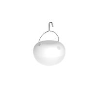 Ampoule LED portative flottante rechargeable RGB Coco blanc Ø8cm IP68 9W 900lm Newgarden