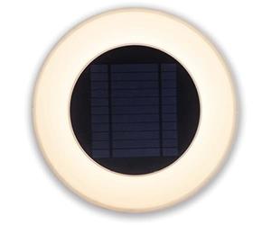 newgarden Applique Murale Ronde Recharge Solaire Wally 27 cm de diamètre