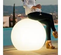 Newgarden Buly Ø 80 cm Lampe Extérieure Décorative Blanche IP65 E27 260 lm