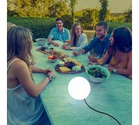 Newgarden Buly Lampe De Sol Sphérique, Ø 20 Cm Blanc