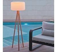 Newgarden Chloe In & Out Lampadaire Trépied bois clair, blanc