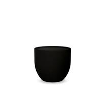 newgarden Jardinière Ronde azalée décorative pour intérieur et extérieur. Très résistante aux Rayons UV. Grand Pot pour Fleurs et Plantes Fabriqué en polyéthylène en Espagne (Negro, ø40x33 cm)