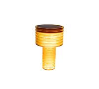 newgarden - Lampe de table Ambar à lumière LED chaude avec charge solaire ou batterie rechargeable pour extérieur ou intérieur. Conçue en Espagne