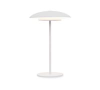 Newgarden Lampe à poser Sardina 30 réglable rechargeable métal blanc dimmable IP44 2W