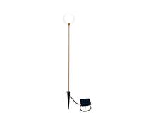 newgarden - Lampe solaire de jardin BRUNA avec pique, lumière LED chaude (3000 K). Décoration pour pelouse, terrasse, patio ou pot avec allumage automatique et jusqu'à 15 heures d'autonomie