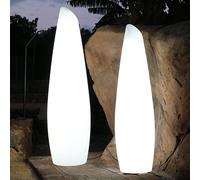 FREDO-Lampadaire d'extérieur LED avec câble H140cm Blanc New Garden