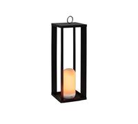 Newgarden - Lanterne de jardin en métal sur batterie Siroco 50 cm