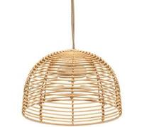 Newgarden - Suspension extérieure en rotin avec led Bossa nature Blanc Chaud G