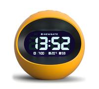 NEWGATE® Réveil numérique Centre de la Terre - Horloge de Chevet - Horloge de cheminée - Horloge de Table - Horloge numérique - Réveil numérique - Affichage LCD - Horloge de Bureau