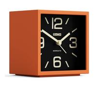NEWGATE® Cube Réveil | Alarme rétro en Forme de Cube à LED de Design | Orange | Idéal pour la Table de Chevet, Le Bureau, l’étagère et la cheminée | Accessoire rétro de Chambre