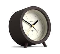 NEWGATE® Fred réveil | Conception Moderne du Canon | Brun Chocolat | Idéal pour Chevet, Bureau ou étagère | Accessoire de Chambre et de Bureau scandinave rétro Moderne