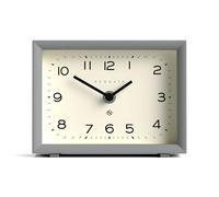 NEWGATE® Henry Horloge de Bureau | Design rectangulaire Contemporain | Gris Chic | Nunbers faciles à Lire | Style Moderne pour Bureau, Dessus de Table, étagère ou Chevet