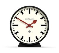 NEWGATE® M Mantel Horloge de cheminée silencieuse - « sans tic-Tique » - Une Horloge de cheminée Moderne - Petite Horloge - Horloge pour Salon - Horloge de Bureau - Horloge de cheminée - Noir