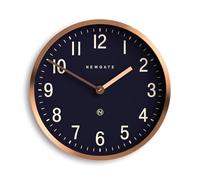 NEWGATE® Master Edwards Horloge Murale | Horloge de Style Milieu du siècle | 30 cm | Boîtier métallique Profond avec Finition cuivre/Or Rose | Design rétro Moderne pour Cuisine, Salon ou Bureau