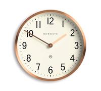 NEWGATE® Master Edwards Horloge Murale | Horloge de Style Milieu du siècle | Boîtier en métal Profond avec Finition cuivre/Or Rose | Design rétro Moderne pour la Cuisine, Le Salon ou Le Bureau