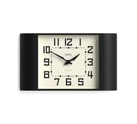 NEWGATE® Metro Horloge | Horloge Murale rétro | 42 cm de Large | Noir | Style du Milieu du siècle pour Cuisine, Salon ou Bureau