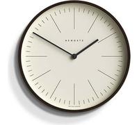 Newgate Mr Clarke 28 cm - Marker wall clock in Dark Wood