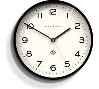 NEWGATE® Echo Numéro Trois | Une Horloge Murale Moderne avec Un Cadran Graphique Minimaliste et Un boîtier Contemporain à Coupe Droite. (Noir)