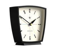 NEWGATE® Odyssey Horloge de Bureau | Design rétro | Noir | Style Moderne du Milieu du siècle pour Bureau, cheminée, Plateau, étagère ou Table de Chevet