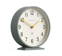 NEWGATE® Q Horloge de cheminée | Horloge de cheminée Ronde Classique Moderne | Asperges Vertes | Style Contemporain pour Manteau de cheminée, Bureau, Table, étagère ou Chevet