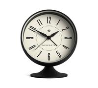NEWGATE® Spheric réveil | Design rétro emblématique du dôme | Noir Finition caoutchoutée Douce | Idéal pour Chevet, Bureau ou étagère | Accessoire de Chambre