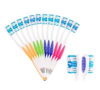 12 brosses à dents 4 couleurs - Adultes - Poils durs [Newgen Medicals]