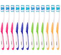 Newgen Medicals 12 brosses à dents 4 couleurs - Poils moyens