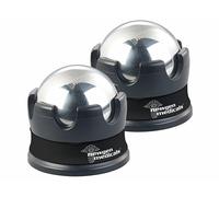 Newgen Medicals 2 boules de massage en acier inoxydable avec support à rotation 360° roll-on